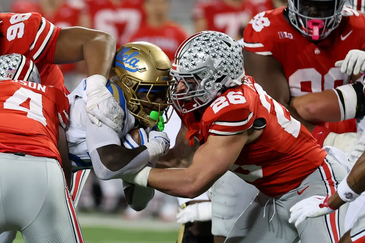 ohio state fall camp payton pierce vs ucla