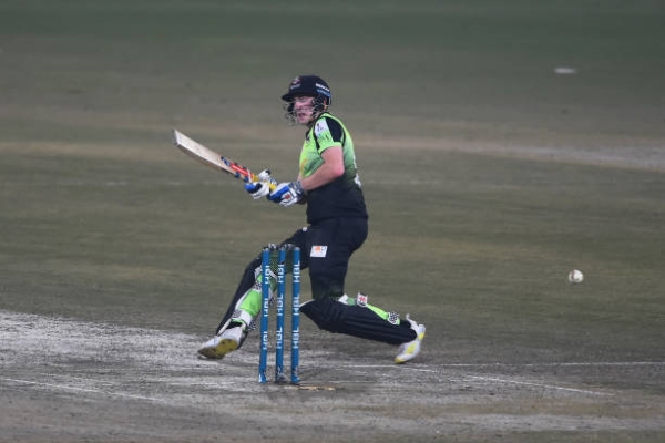 Harry Brook in action for Lahore Qalandars.