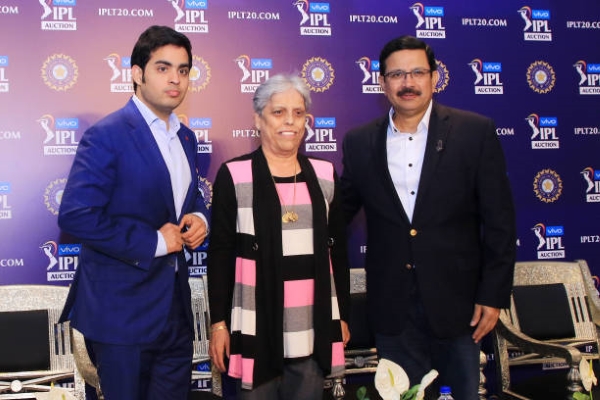 Team owners at the 2019 IPL Auction.