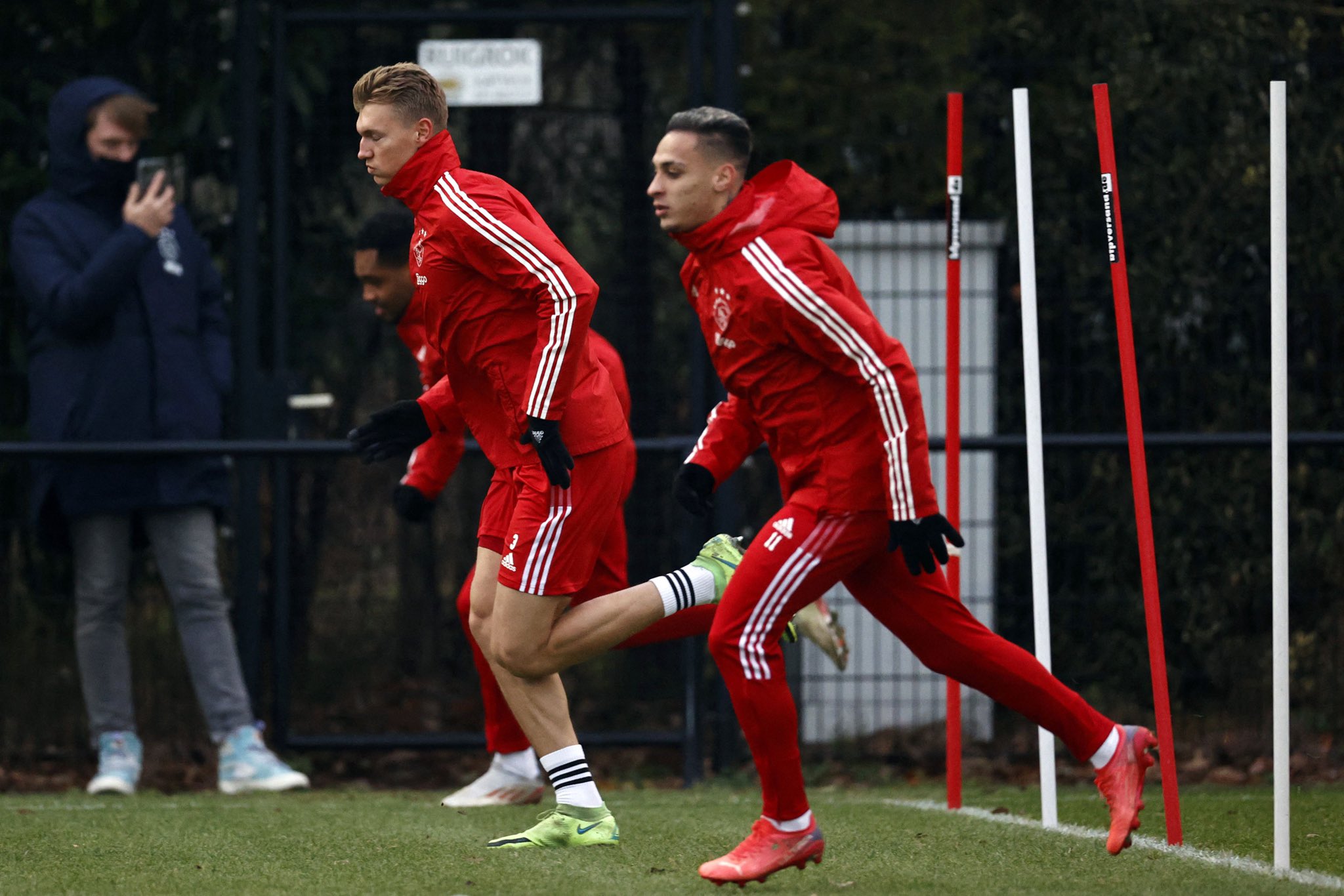 Antony is to make his first training session today in full preparation to face Arsenal