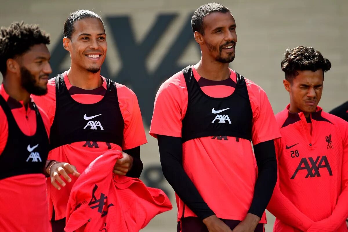 Liverpool Lineup featuring Van Dijk, Matip and Carvalho