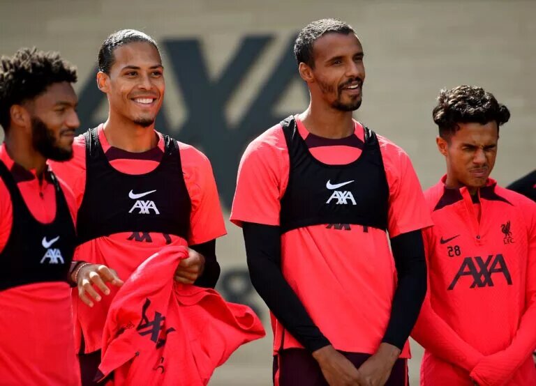 Liverpool Lineup featuring Van Dijk, Matip and Carvalho