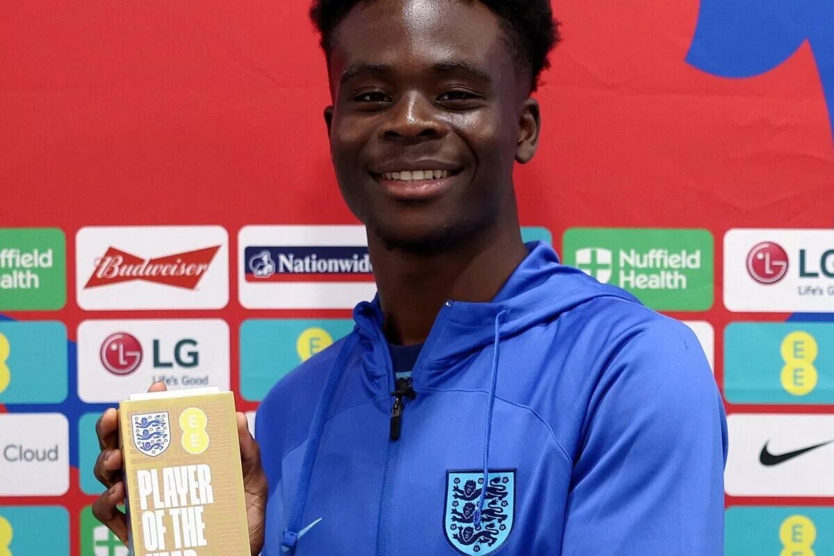 Bukayo Saka player of the year