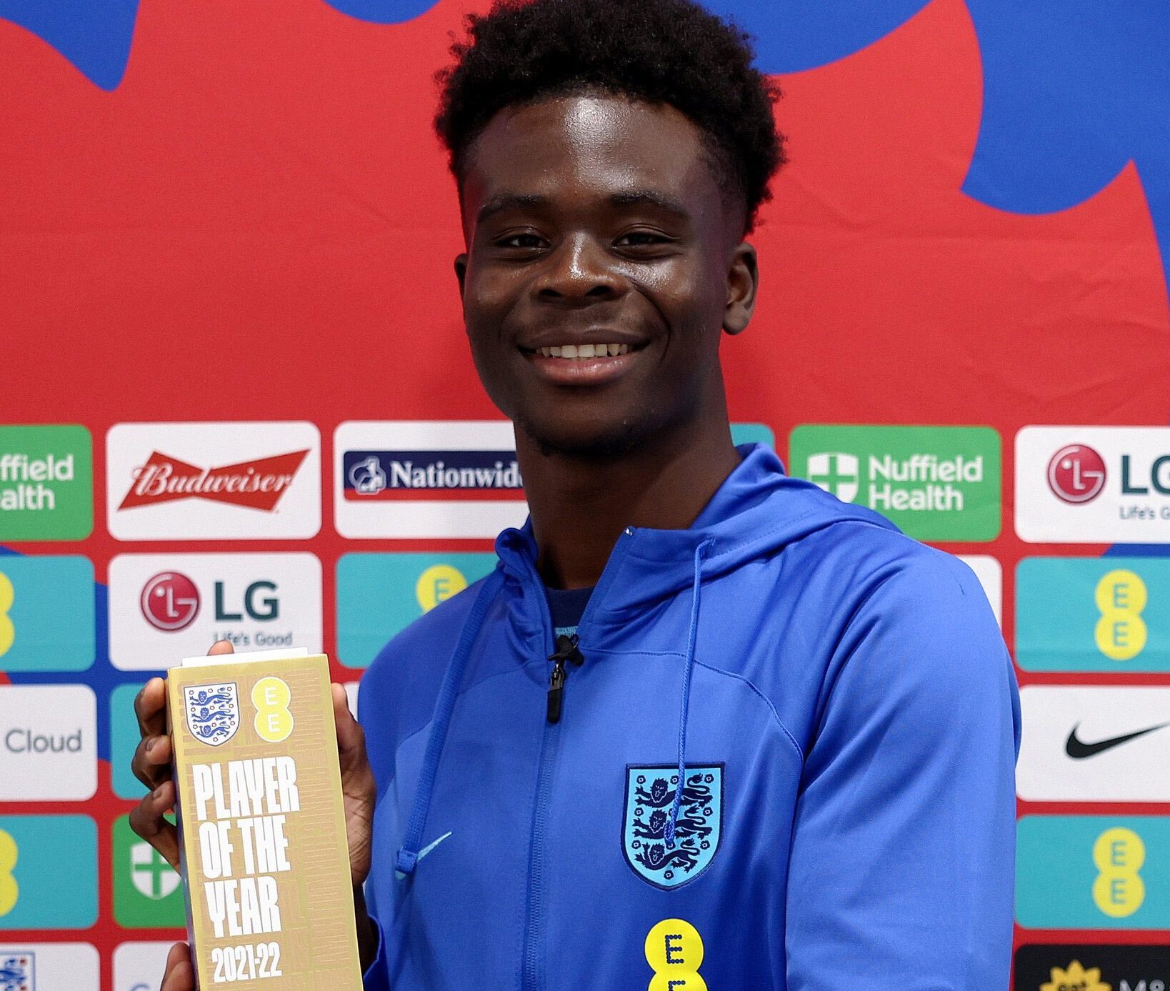 Bukayo Saka Named England Men’s Player of the Year