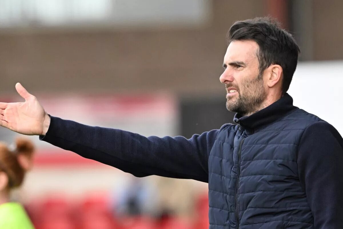 Doncaster Rovers head coach Danny Schofield gestures on touchline