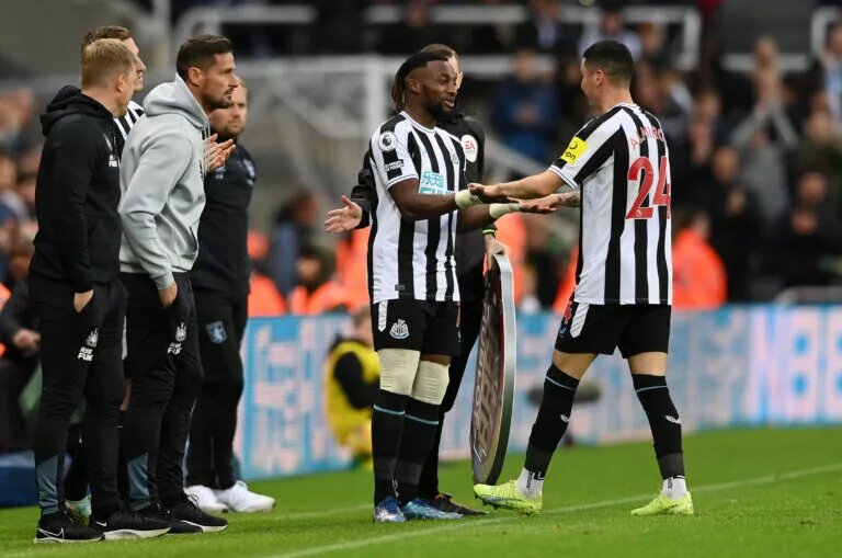 Newcastle United lineup
