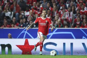 Alejandro on the ball for Benfica