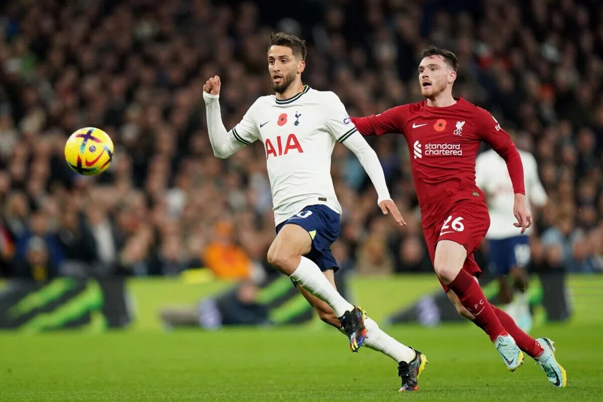 Rodrigo Bentacur clashes with Andy Robertson but will the Argentine feature in our Tottenham Hotspur lineup prediction?