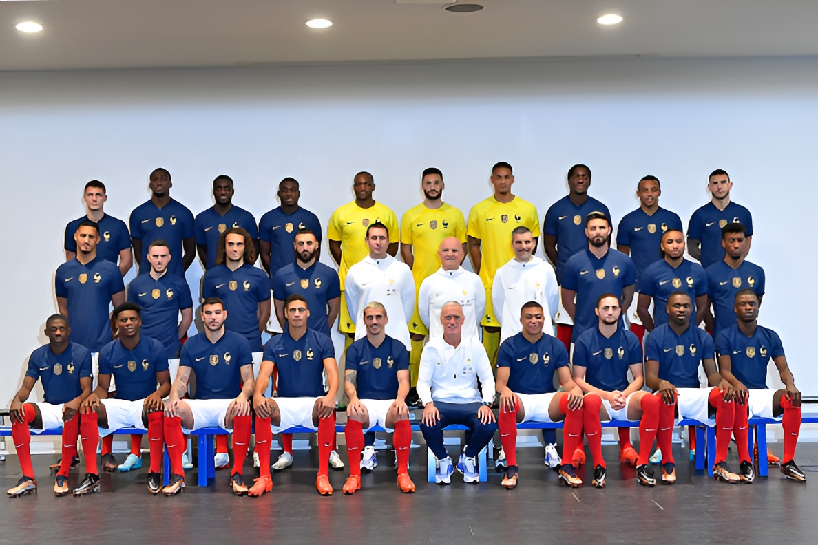 France World Cup squad photo