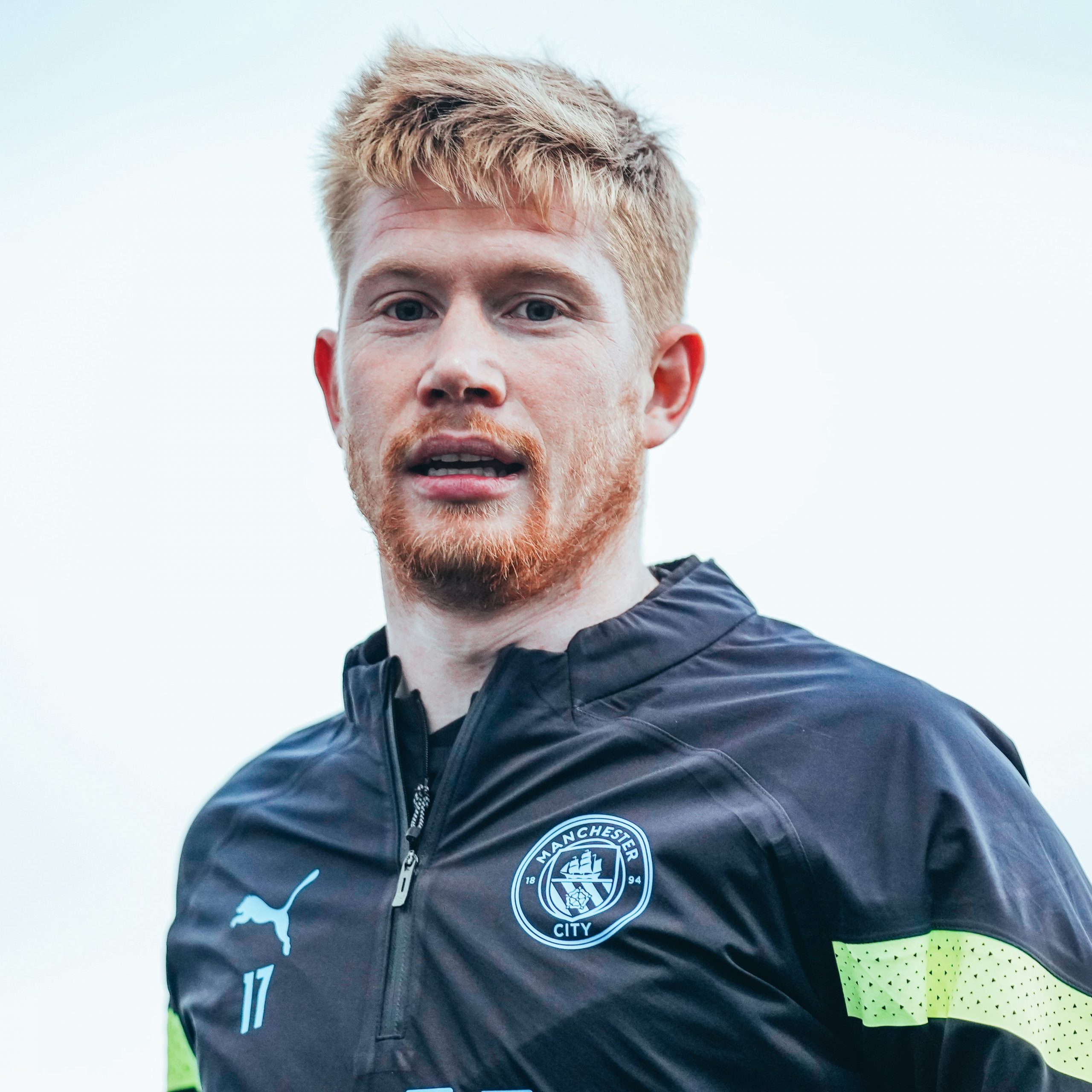 Manchester City's Kevin de Bruyne in training