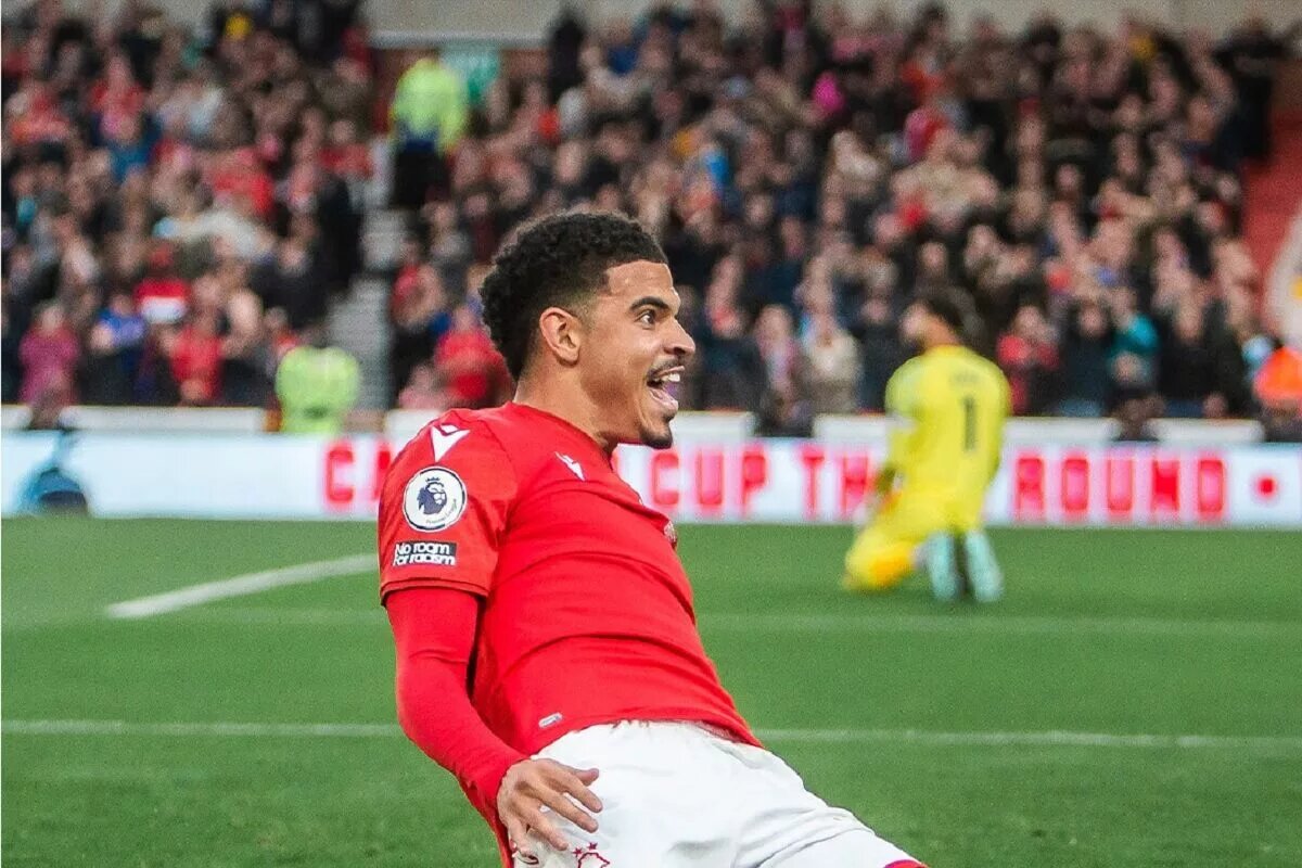 Nottingham Forest player Morgan Gibbs-White