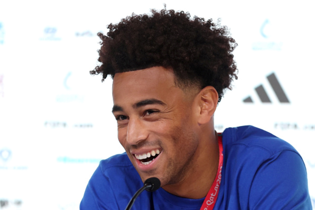 Tyler Adams in a press conference ahead of England vs USA