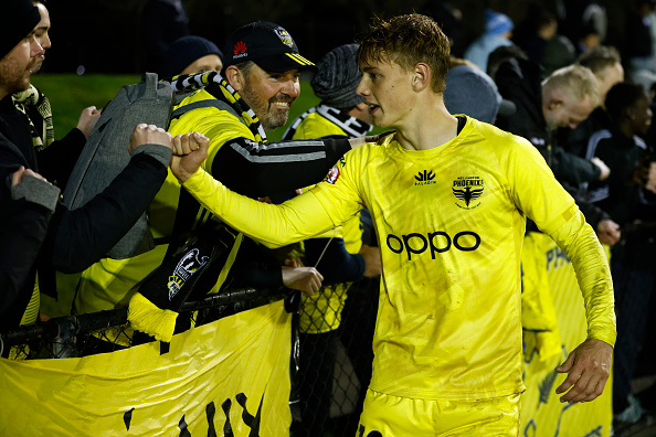 Ben Waine Greets Wellington Phoenix Fans on August 17, 2022