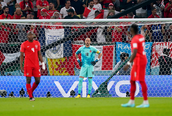 CanMNT Goalkeeper Milan Borjan After Giving up the First Goal of the Game as Canada Lose to Morocco