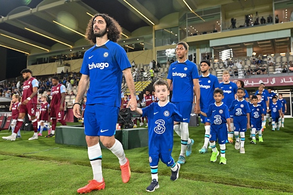 Chelsea vs Bournemouth predictions - Chelsea walk out of the tunnel ahead of mid-season friendly.
