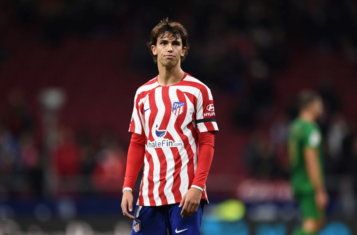 Joao Felix, Arsenal target, looking unhappy on the pitch