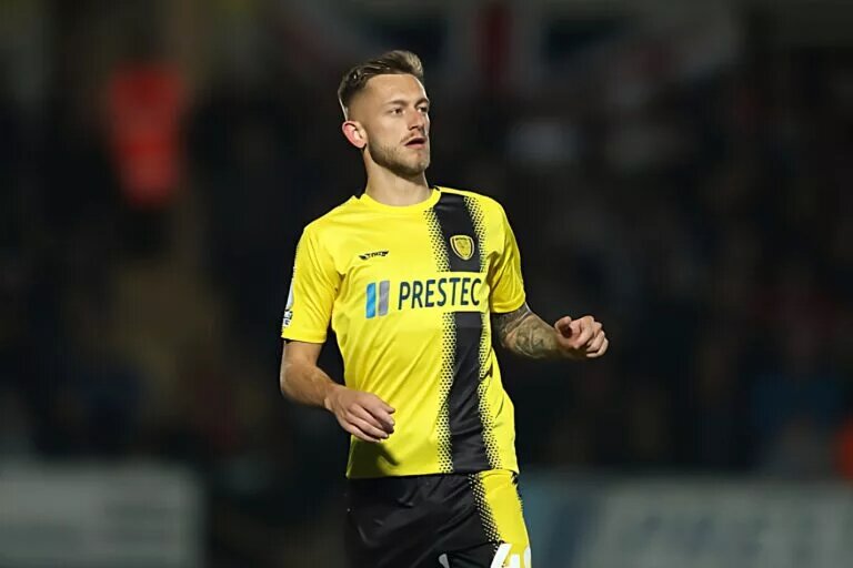 Former Birmingham City Midfielder Charlie Lakin playing for Burton Albion
