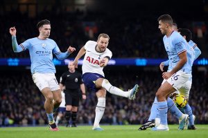 Harry Kane's future is in doubt as he takes on a strike against Manchester City