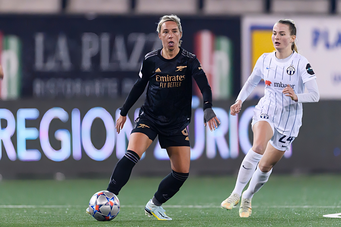 Jordan Nobbs joins Aston Villa - pictured here as an Arsenal player