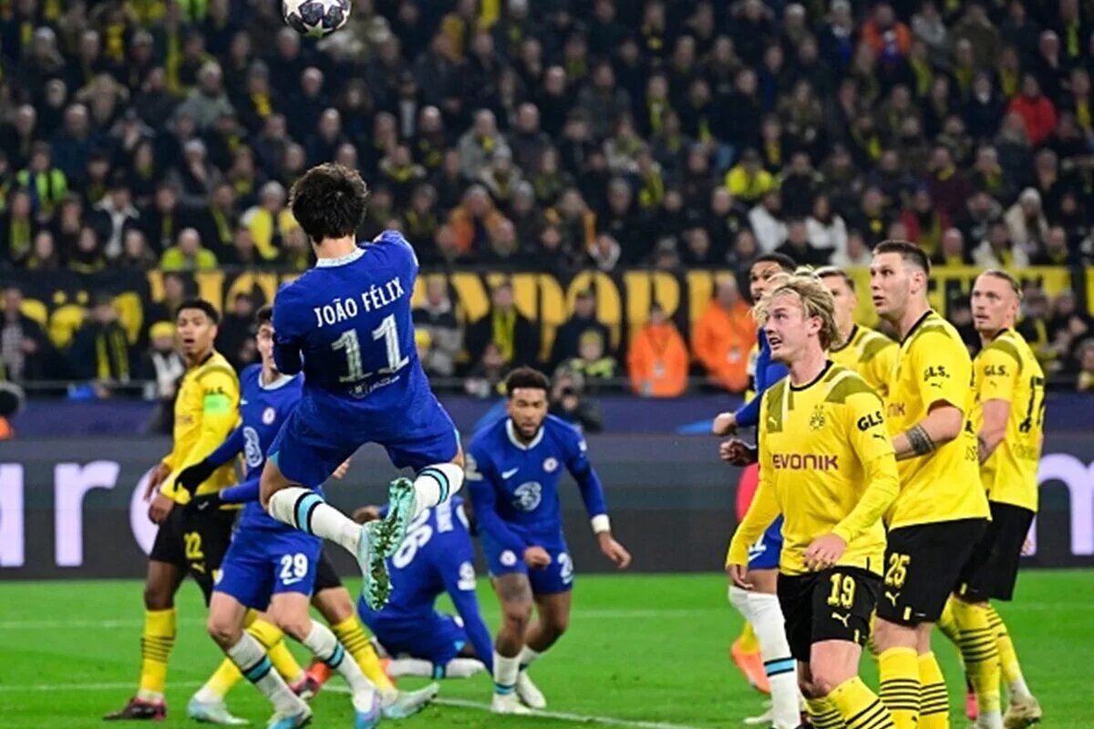 Chelsea predicted lineup - Joao Felix rises to head the ball against Borussia Dortmund