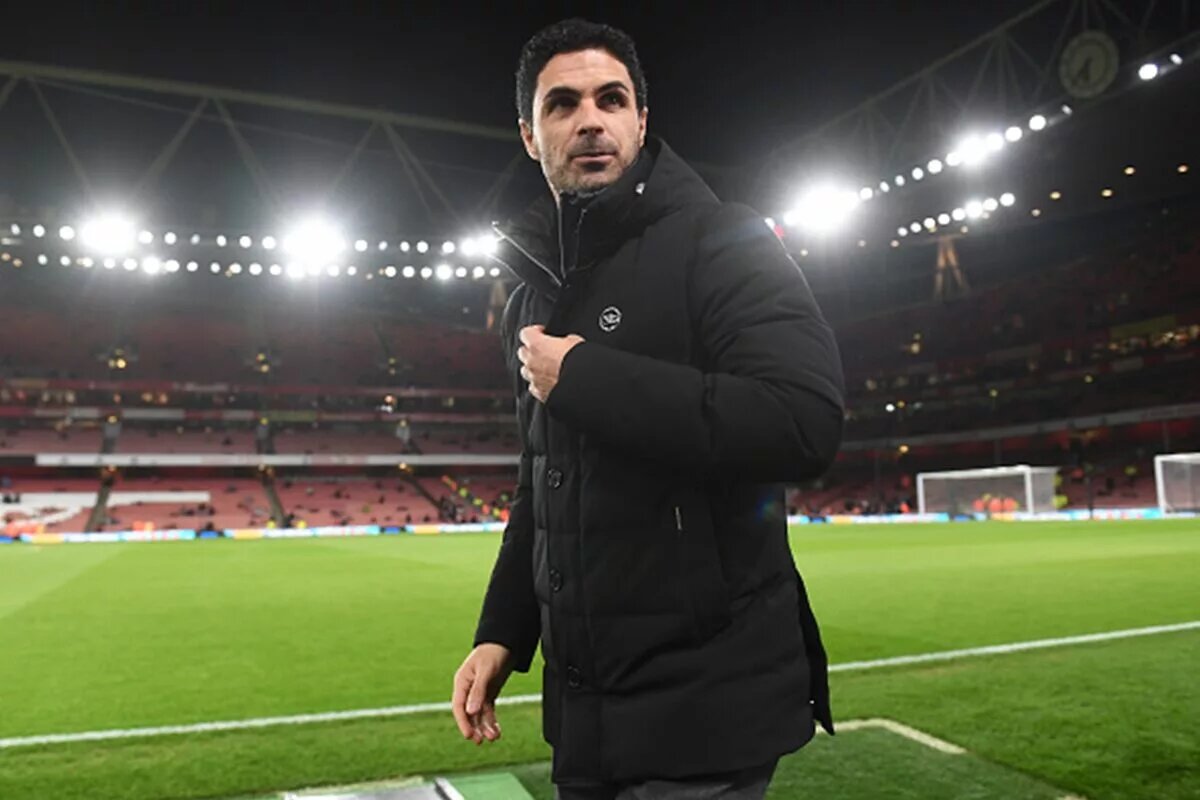 Mikel Arteta During Arsenal's defeat to Manchester City