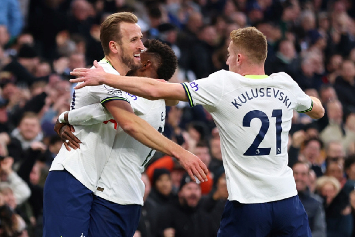 Tottenham Hotspur’s Harry Kane Celebrates Becoming the Clubs Leading Goal Scorer on February 5, 2023