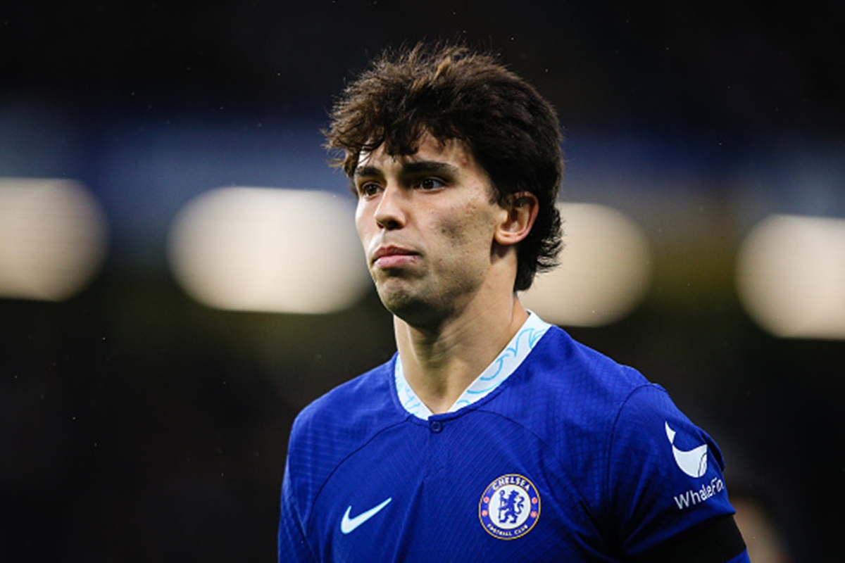 Joao Felix pictured during recent Chelsea match