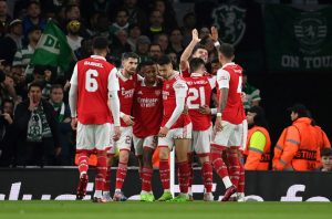 Arsenal celebrates Granit Xhaka's goal, but loses game as Arsenal single-minded to win the Premier League
