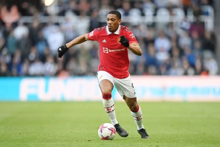 Manchester United’s Anthony Martial on April 02, 2023