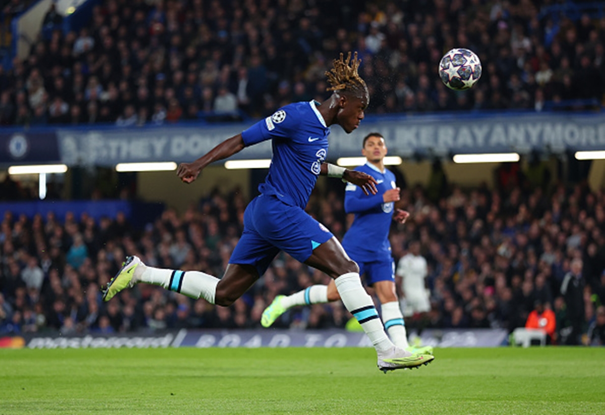 Chelsea confirmed lineup - image of Trevoh Chalobah heading the ball