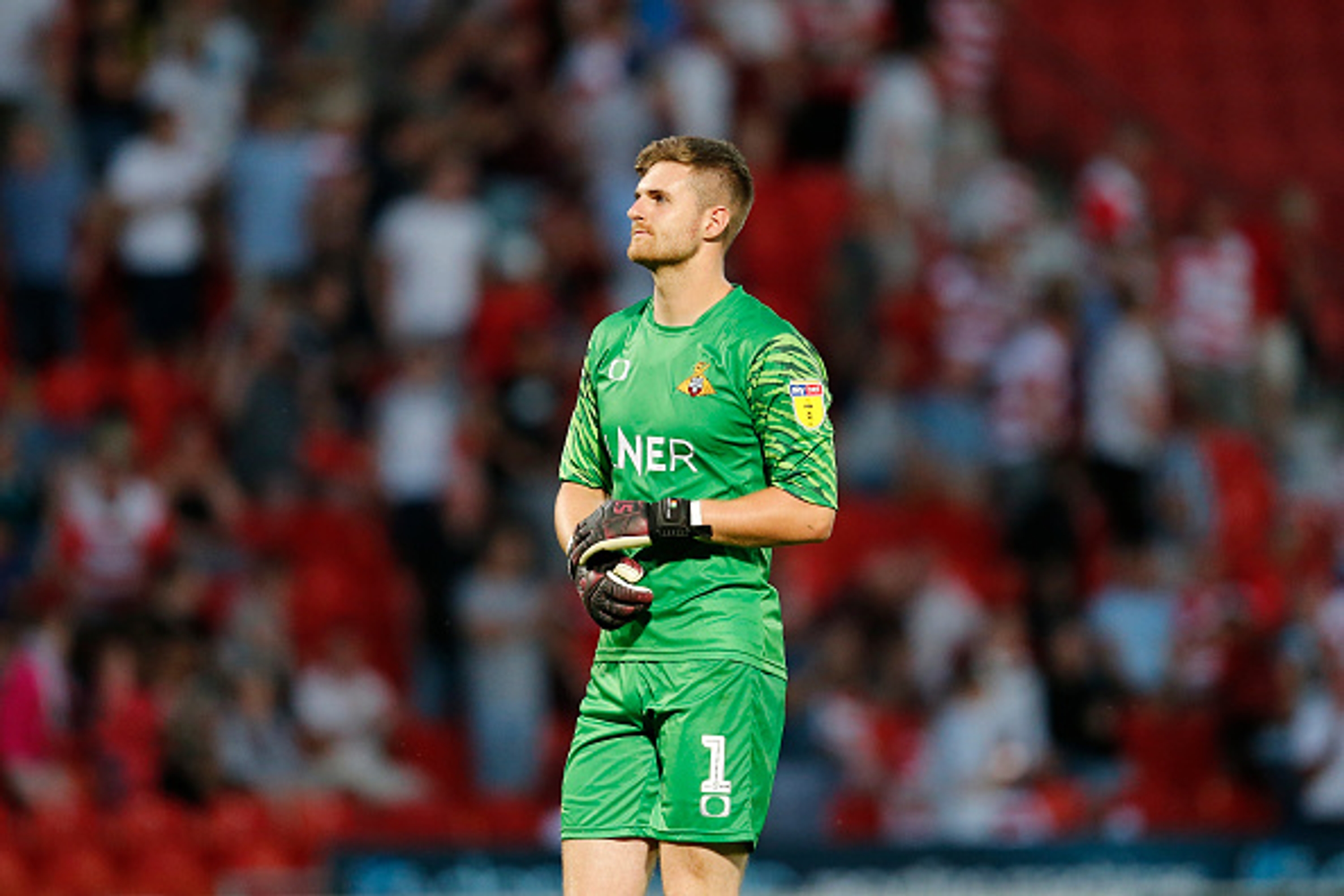 Doncaster Rovers goalkeeper Ian Lawlor in his first spell with the club