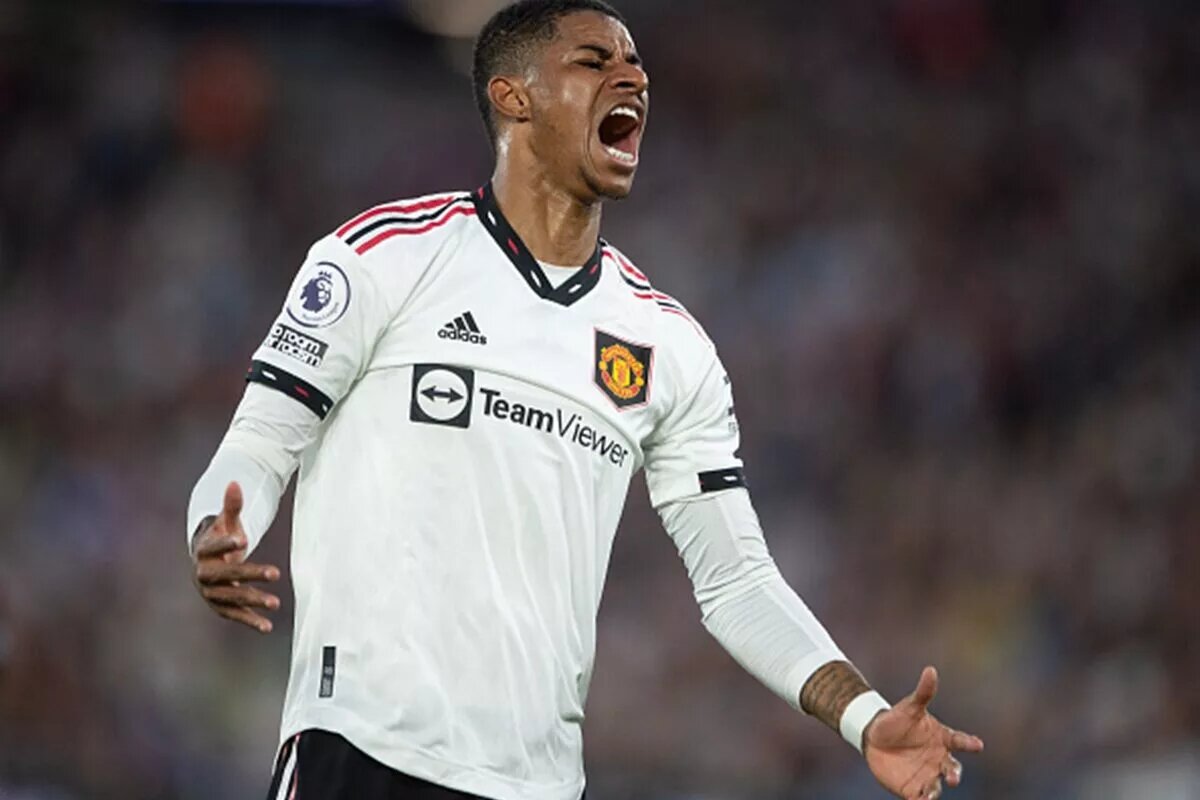 Manchester United predicted lineup - Marcus Rashford celebrates