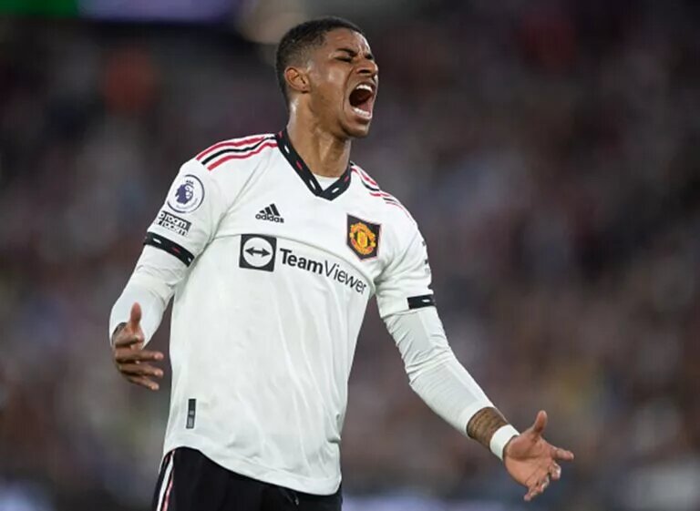 Manchester United predicted lineup - Marcus Rashford celebrates