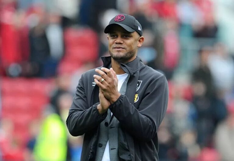 Vincent Kompany celebrates - how well will he do with Burnley in the Premier League?