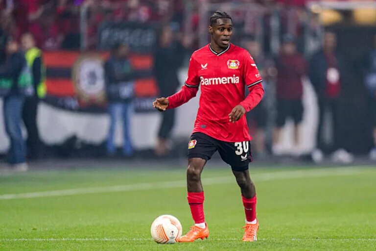Jeremie Frimpong who could replace Aaron Wan-Bissaka at Manchester United