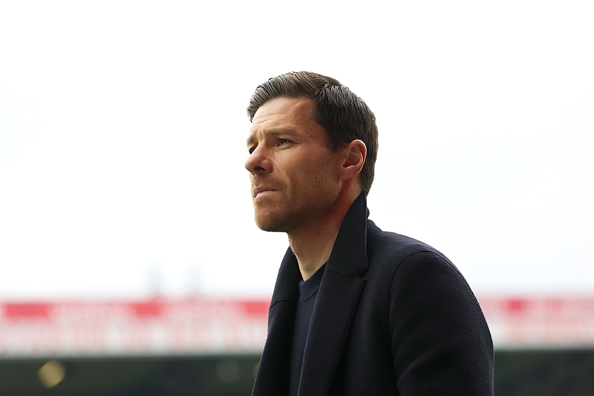 Xabi Alonso looks wistfully into the distance