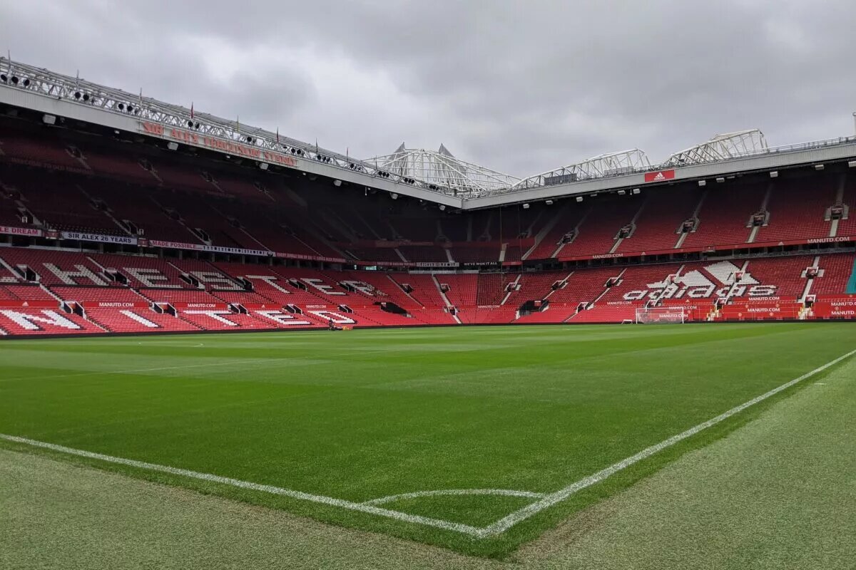 Old Trafford general view - Manchester United- Sofyan Amrabat carrying injury according to medical