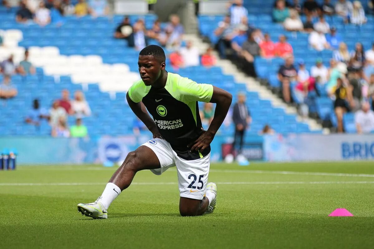 Moises Caicedo, Brighton and Hove Albion vs RCD Espanyol preseason game on 30 July 2022