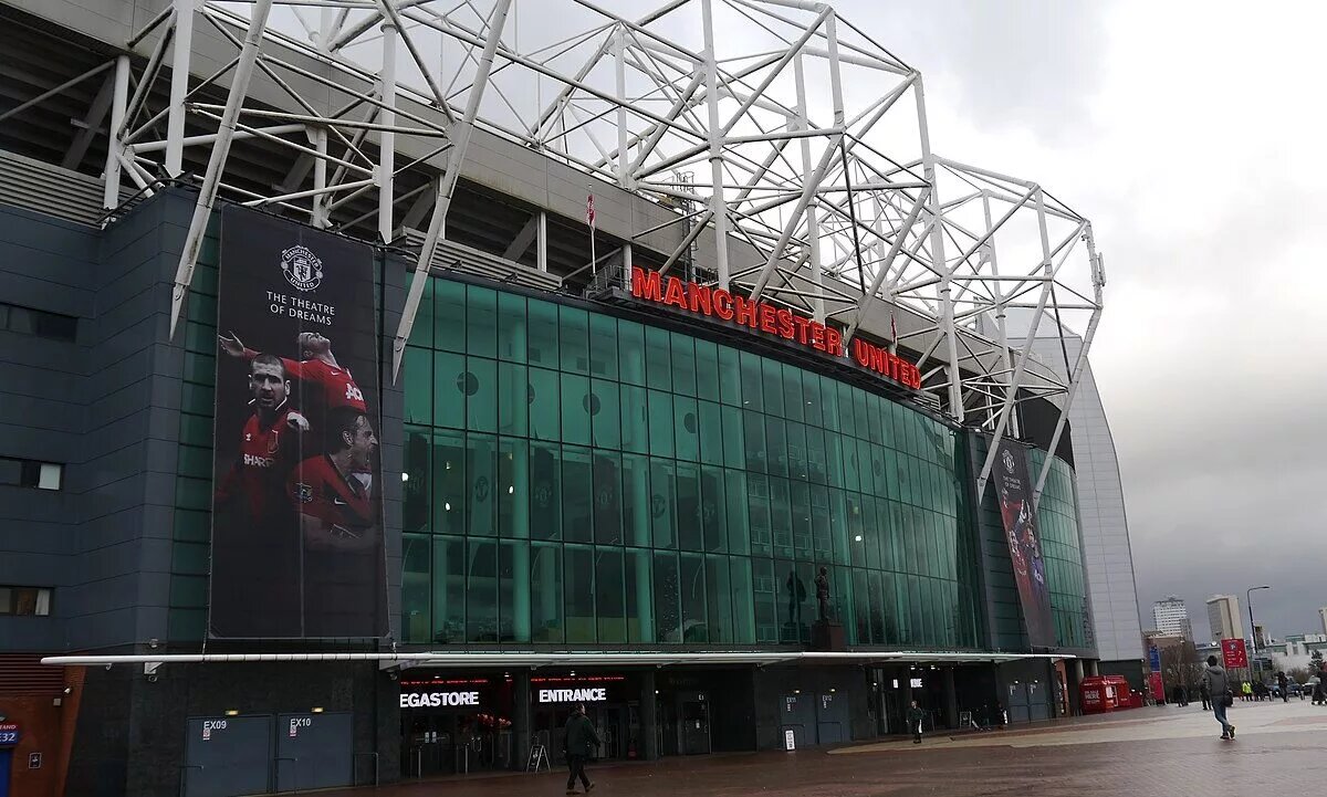 Old Trafford, stadium for Manchester United,