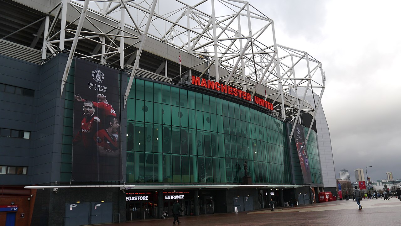 Old Trafford, stadium for Manchester United,