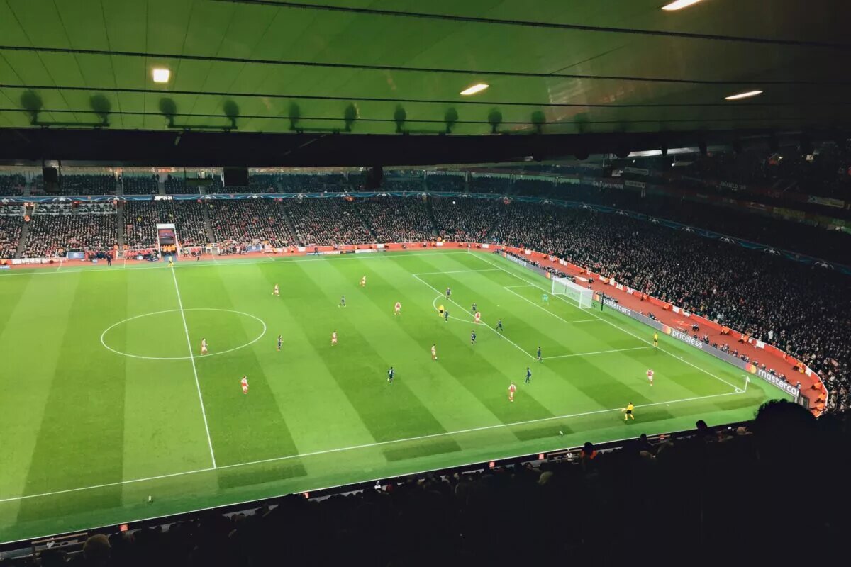 A view of Arsenal stadium from on high