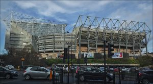 Harvey Barnes could be playing at St James' Park (pictured) come the end of summer