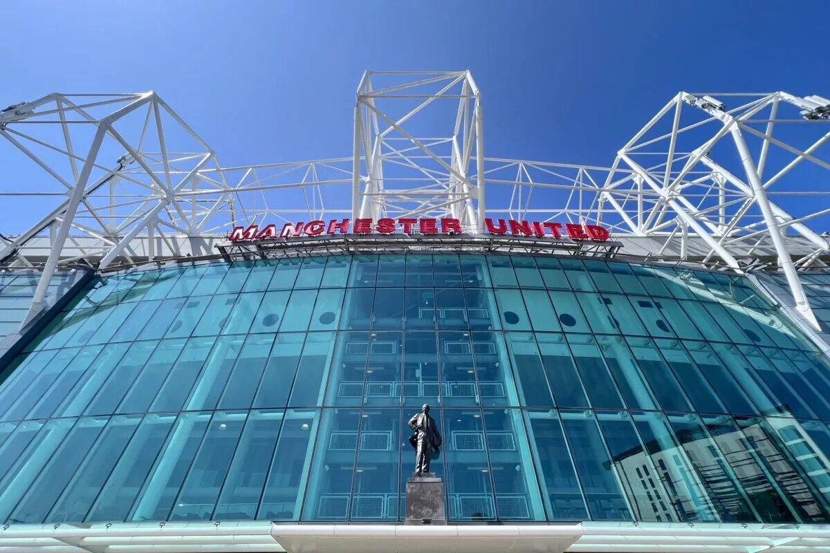 Old Trafford outside Manchester United - Andre Onana