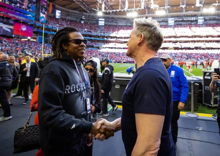 Jay Z at Super Bowl LVII