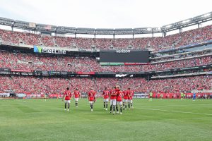 Manchester United during preseason tour