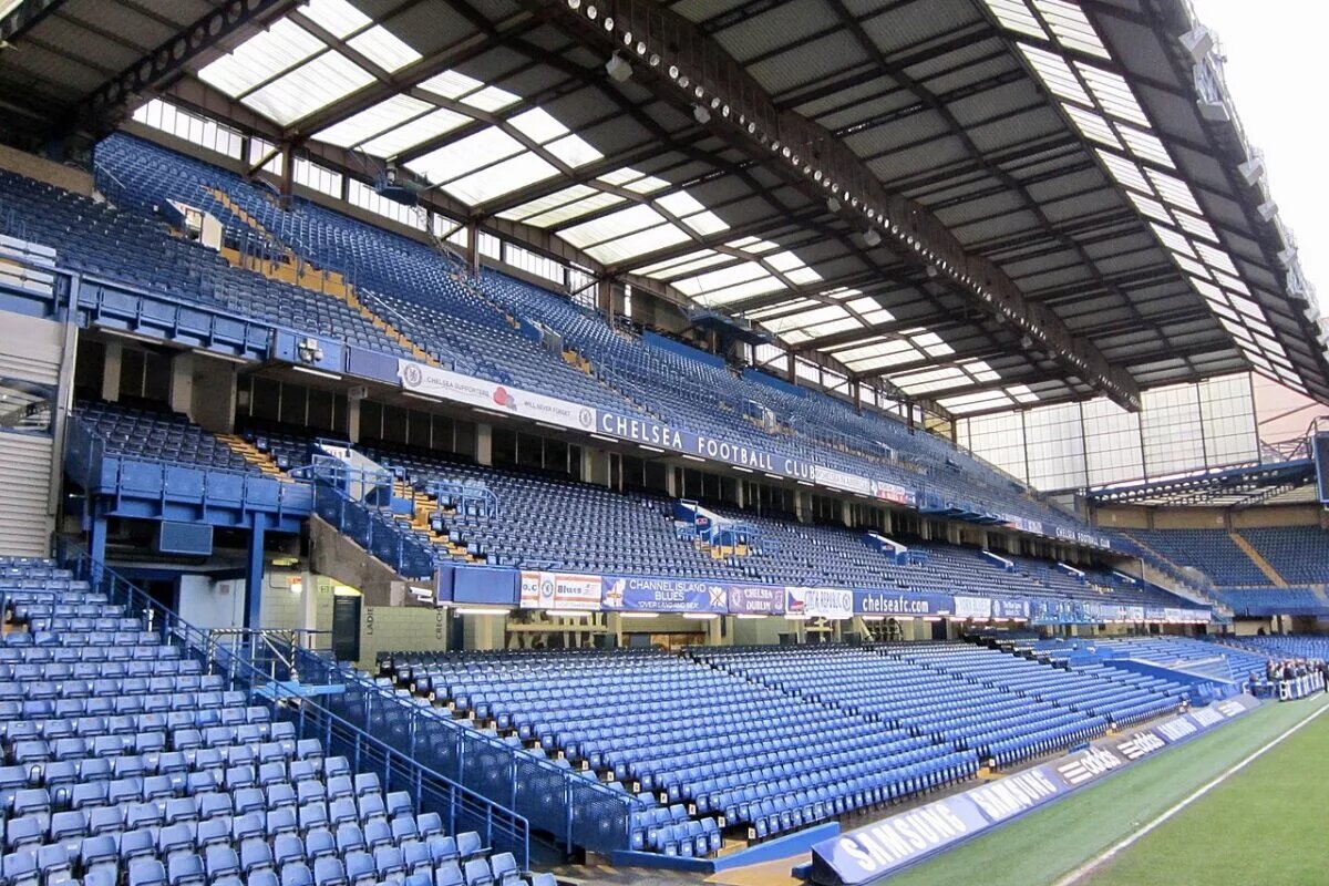 Chelsea Stadium Stamford Bridge- Where Lavia could play next summer unless Liverpool hijack the deal.