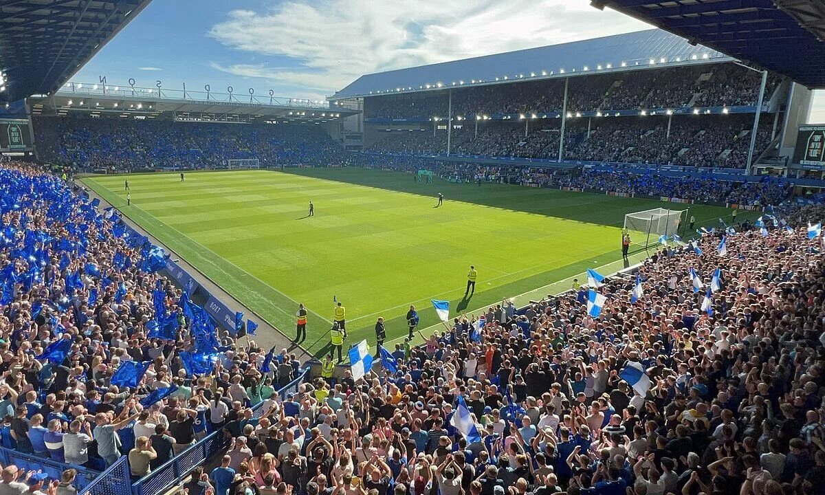Goodison Park pictured during a match