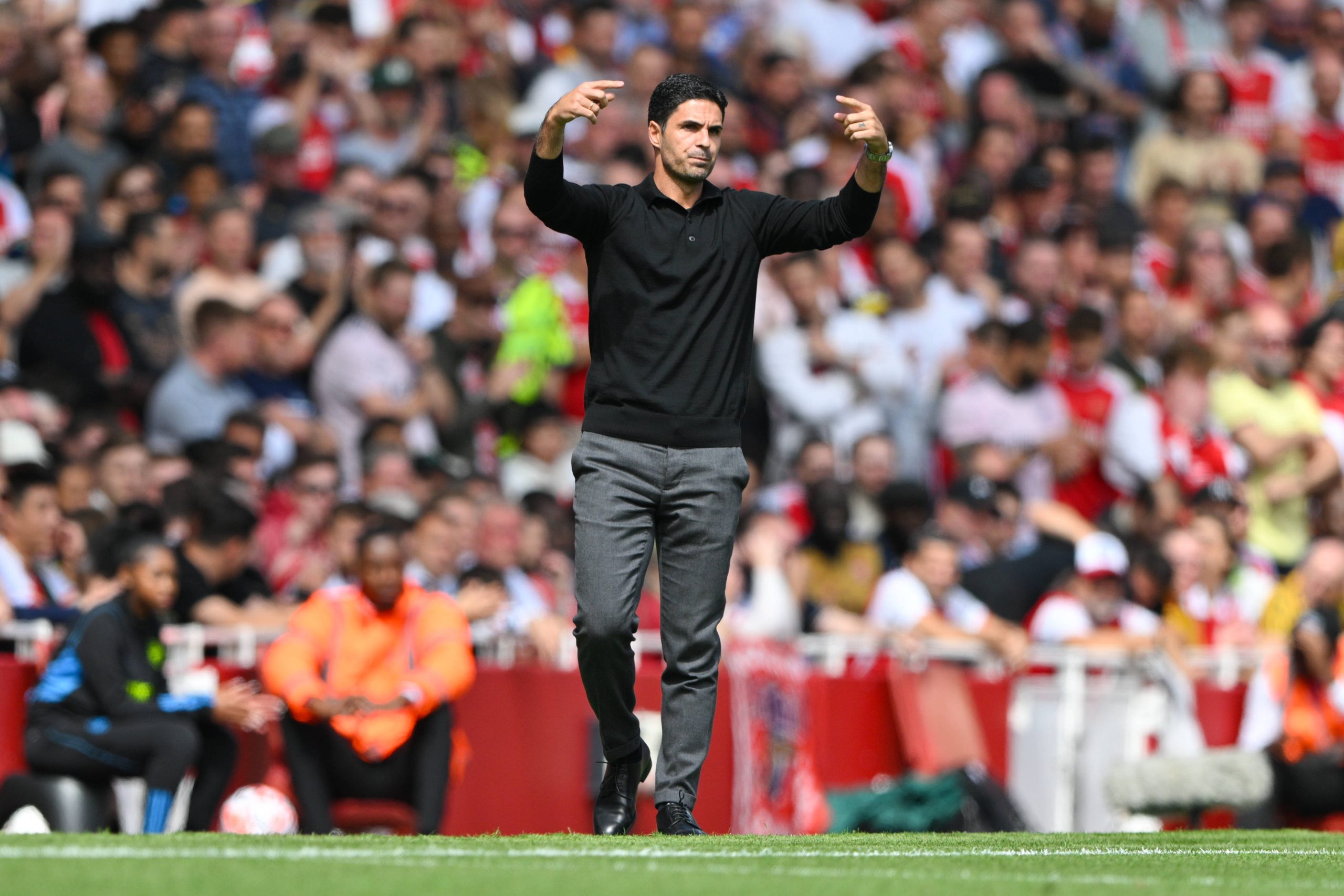 Arsenal, Emirates, Manager Mikel Arteta