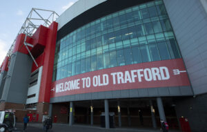 Image of the exterior of Old Trafford