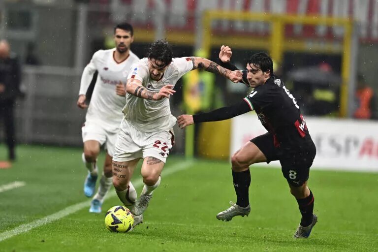 AC Milan, AS Roma, Giuseppe Meazza Stadium, Sandro Tonali, Nicolo Zaniolo